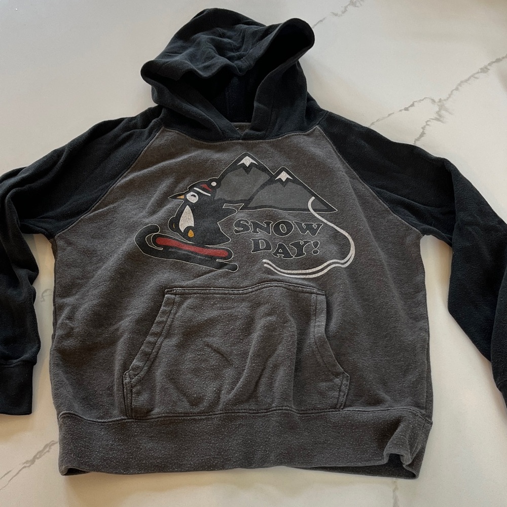Black Snow Day Hoodie